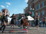 Qiet performs at the Boogie on the Bricks