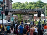 Appalachian Hiphop Junkies performs at the Boogie on the Bricks